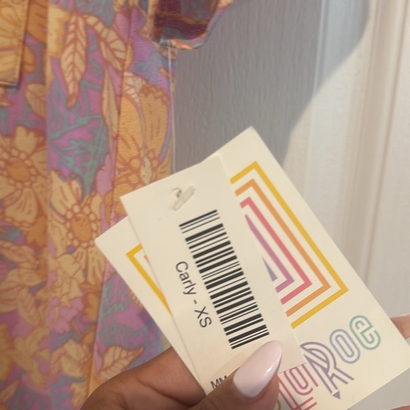 Lularoe purple and pink dress - Picture 5 of 7